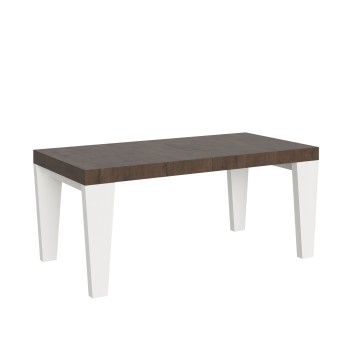 Spimbo Mix Table - Extendable table 90x180/284 cm Spimbo Mix with White Ash top and Walnut legs