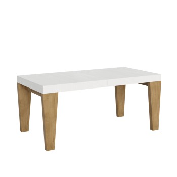 Spimbo Mix Table - Extendable table 90x180/284 cm Spimbo Mix with White Ash top and Walnut legs