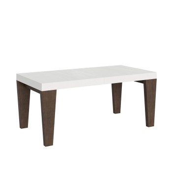Spimbo Mix Table - Extendable table 90x180/440 cm Spimbo Mix with White Ash top and Walnut legs