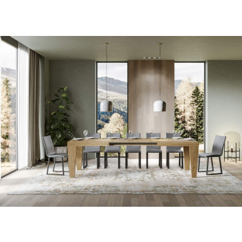 Spimbo Table D.90 - Extendable Table 180/284x90 cm Spimbo White Ash