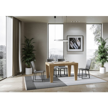 Spimbo Premium Table D.90 - Extendable Table 140/244x90 cm Spimbo Premium White Ash