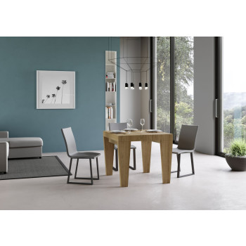 Spimbo Premium Table D.90 - Extendable Table 90/246x90 cm Spimbo Premium White Ash