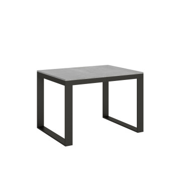 Tecno Evolution Table P.90 - Extendable table 120/380x90 cm Tecno Evolution white ash frame and anthracite legs