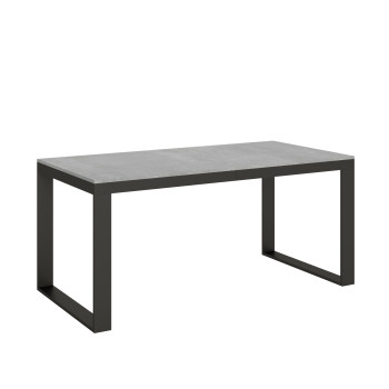 Tecno Evolution Table P.90 - Extendable table 180/440x90 cm Tecno Evolution white ash frame and anthracite legs