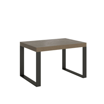 Tecno Table P.90 - Extendable table 140/244x90 cm Tecno white ash with anthracite legs