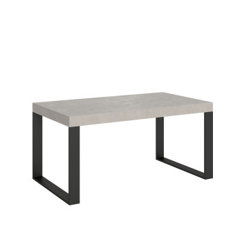 Tecno Table P.90 - Extendable table 160/264x90 cm Tecno white ash with anthracite legs