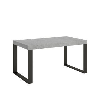 Tecno Table P.90 - Extendable table 160/420x90 cm Tecno white ash with anthracite legs