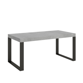 Tecno Table P.90 - Extendable table 180/284x90 cm Tecno white ash with anthracite legs