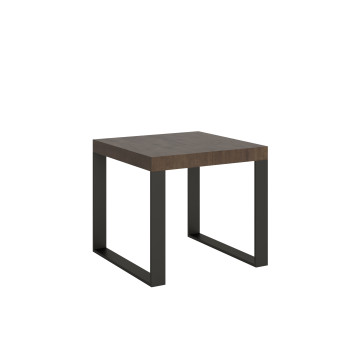 Tecno Table P.90 - Extendable table 90/246x90 cm Tecno white ash with anthracite legs