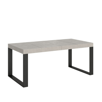Tecno Premium Table D.90 - Extendable table 120/224x90 cm Tecno Premium white ash with anthracite legs