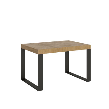Tecno Premium Table D.90 - Extendable table 120/224x90 cm Tecno Premium white ash with anthracite legs