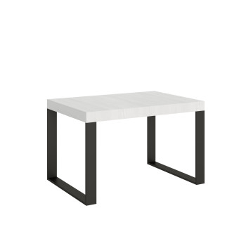 Tecno Premium Table D.90 - Extendable table 120/380x90 cm Tecno Premium white ash with anthracite legs
