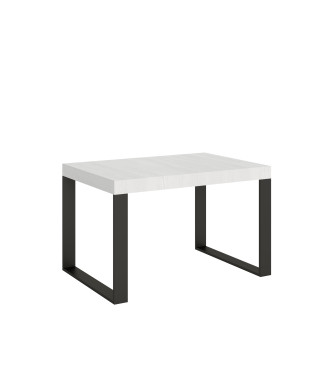 Tecno Premium Table D.90 - Extendable table 130/390x90 cm Tecno Premium white ash with anthracite legs