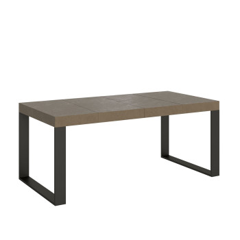 Tecno Premium Table D.90 - Extendable table 140/244x90 cm Tecno Premium white ash with anthracite legs