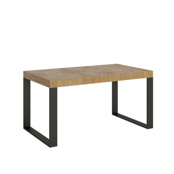 Tecno Premium Table D.90 - Extendable table 160/420x90 cm Tecno Premium white ash with anthracite legs