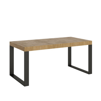 Tecno Premium Table D.90 - Extendable table 200/304x90 cm Tecno Premium white ash with anthracite legs