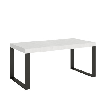Tecno Premium Table D.90 - Extendable table 200/304x90 cm Tecno Premium white ash with anthracite legs