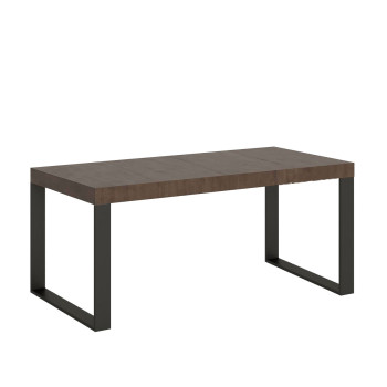 Tecno Premium Table P.90 - Extendable table 90/246x90 cm Tecno Premium white ash with anthracite legs
