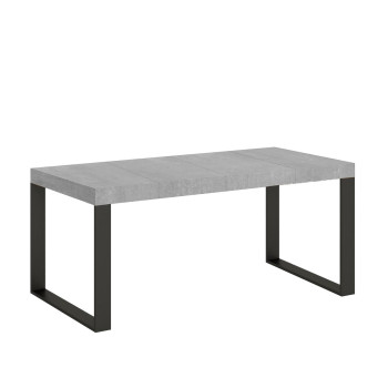 Tecno Premium Table P.90 - Extendable table 90/246x90 cm Tecno Premium white ash with anthracite legs