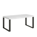 Extendable table 90x90/246 cm Tecno Premium frame Anthracite