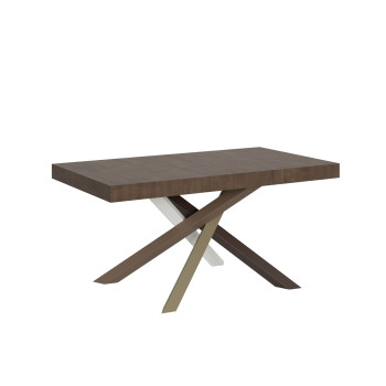 Volantis Color 4/C Table P.90 - Extendable table 160/264x90 cm Volantis white ash multicoloured legs 4/C