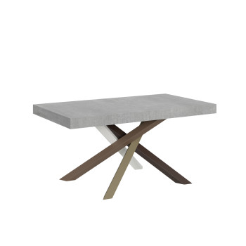 Volantis Color 4/C Table P.90 - Extendable table 160/264x90 cm Volantis white ash multicoloured legs 4/C