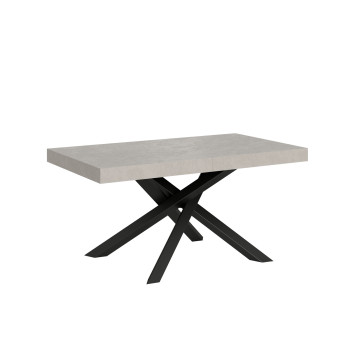 Volantis table anthracite legs P.90 - Extendable table 160/264x90 cm Volantis cashmere anthracite legs