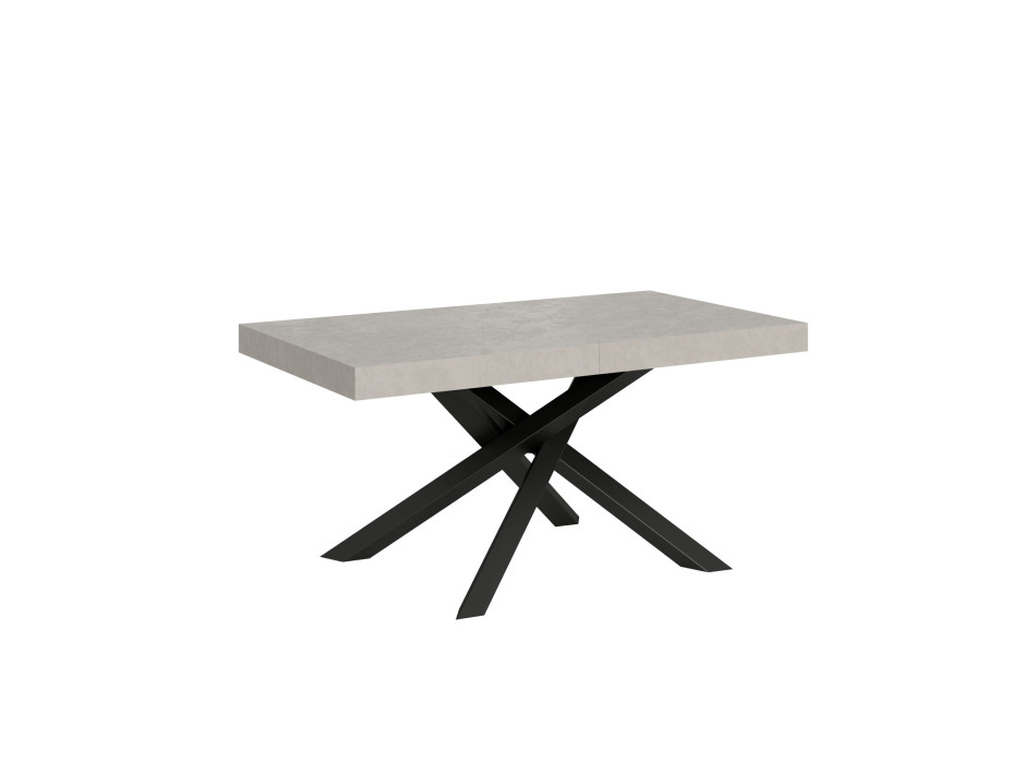 Volantis table anthracite legs P.90 - Extendable table 160/264x90 cm Volantis cashmere anthracite legs