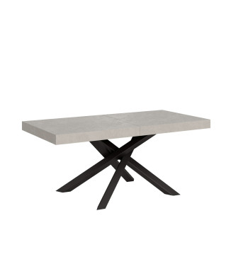 Volantis table anthracite legs P.90 - Extendable table 200/304x90 cm Volantis cashmere anthracite legs