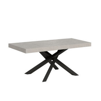 Volantis Premium table anthracite legs P.90 - Extendable table 120/224x90 cm Volantis Premium white ash anthracite legs