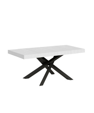 Volantis Premium table anthracite legs P.90 - Extendable table 120/224x90 cm Volantis Premium white ash anthracite legs
