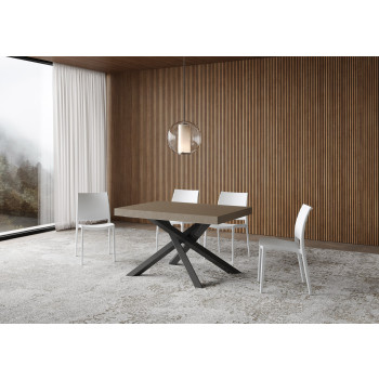 Volantis Premium table anthracite legs P.90 - Extendable table 120/380x90 cm Volantis Premium white ash anthracite legs