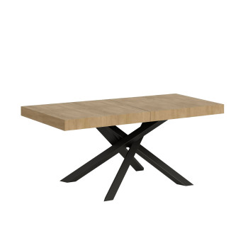 Volantis Premium table anthracite legs P.90 - Extendable table 140/244x90 cm Volantis Premium white ash anthracite legs