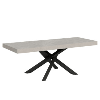 Volantis Premium table anthracite legs P.90 - Extendable table 160/264x90 cm Volantis Premium white ash anthracite legs
