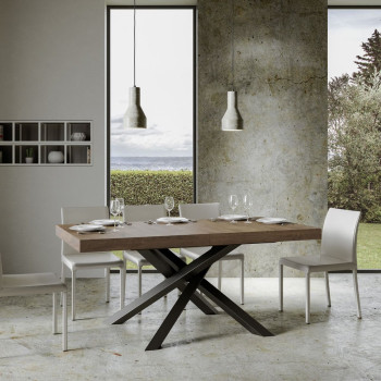 Volantis Premium table anthracite legs P.90 - Extendable table 180/284x90 cm Volantis Premium white ash anthracite legs