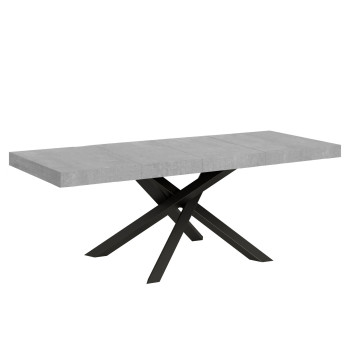 Volantis Premium table anthracite legs P.90 - Extendable table 180/440x90 cm Volantis Premium white ash anthracite legs