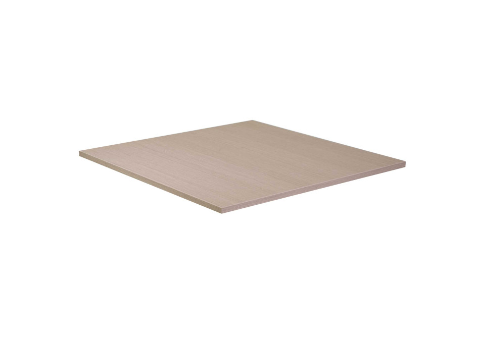 Oak veneered table top Medusa square cm68x68X1.8 Vacchetti