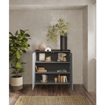 TRAY-Tall container with 2 doors