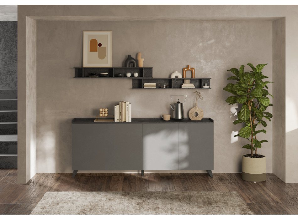 TRAY-4-door sideboard