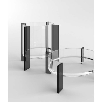 Glass vase FLY round (S) ADRIANI & ROSSI