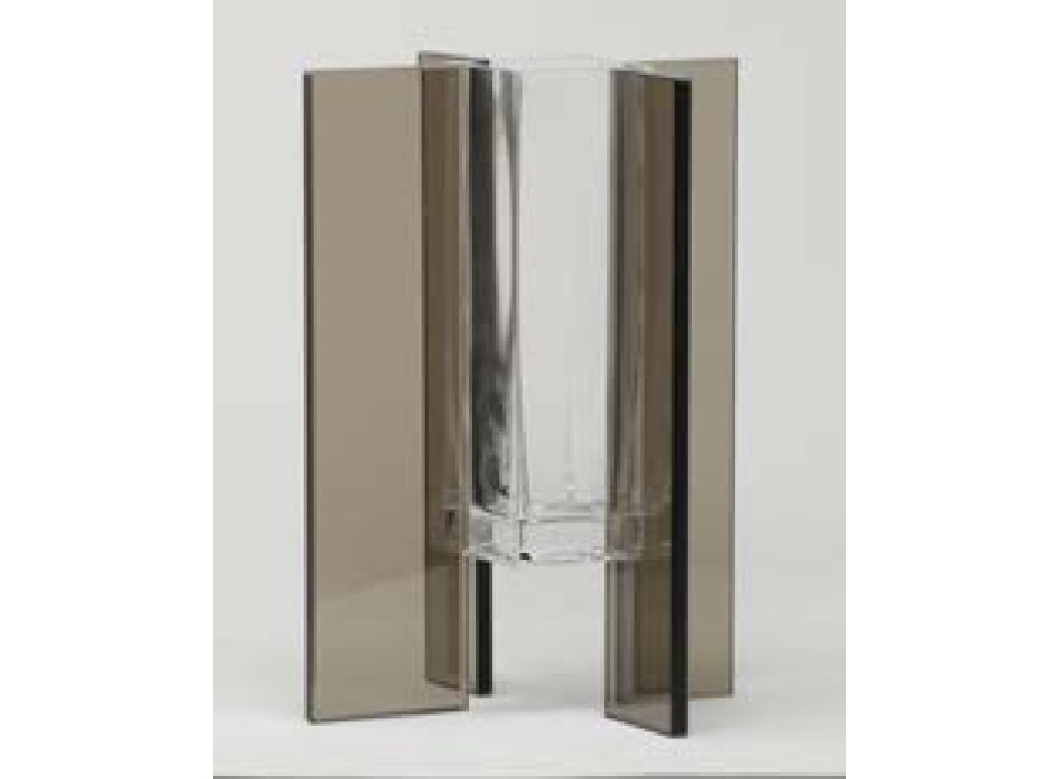 Glass vase FLY SQUARE m ADRIANI & ROSSI
