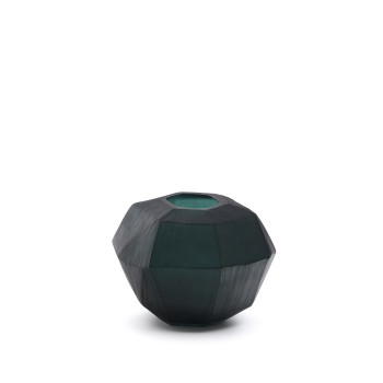 Geonix Green Glass Vase 22 cm