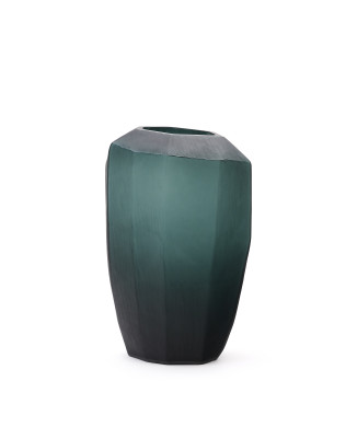 Geonix Green Glass Vase 45.5 cm