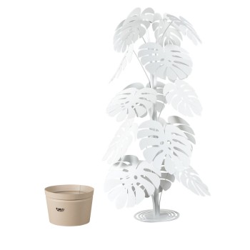 Lamp holder vase Monstera Arti e Mestieri