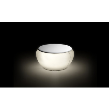 Vela Coffee table, luminous version by Plust