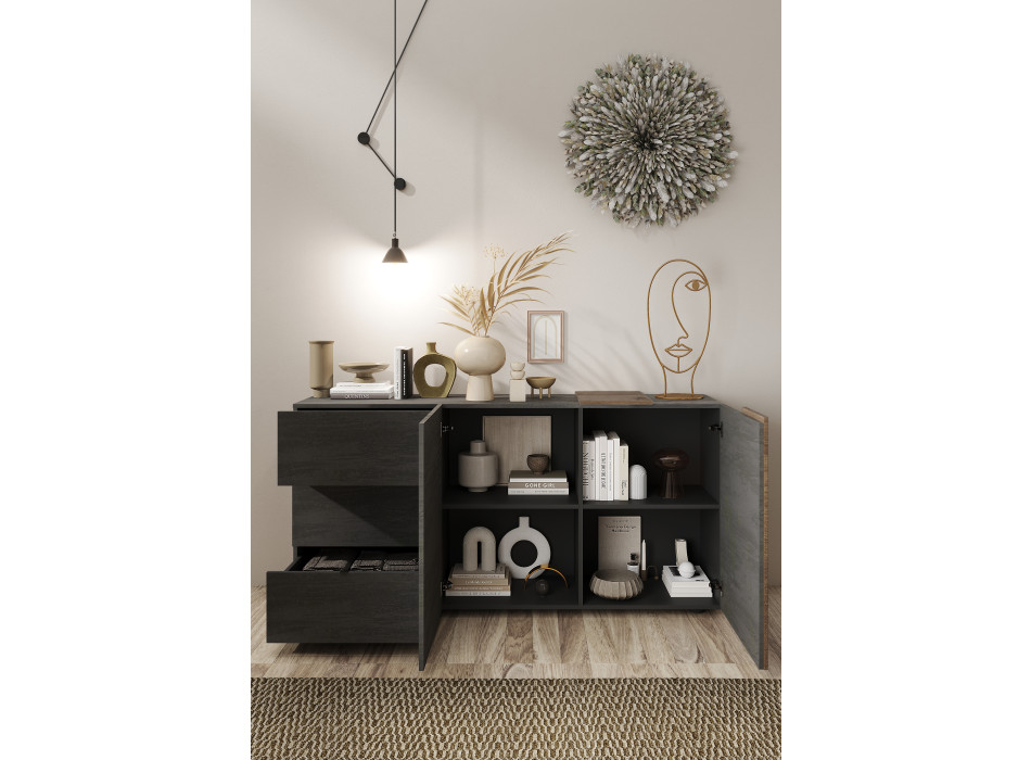 VENUS - 2-door 3-drawer sideboard