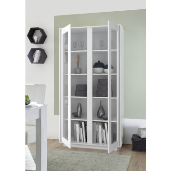 ICE 2-door display cabinet 92x179x43 cm