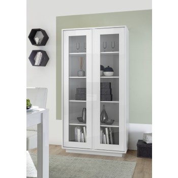 ICE 2-door display cabinet 92x179x43 cm